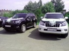 Аренда Land Cruiser Prado 150 Черный и Белый на свадьбу