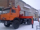 Камаз вездеход 44108,43118,53228 с крановой установкой от 3 до 7 тонн